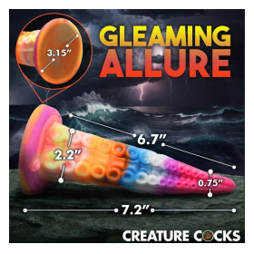 DILDO LUMINOCTOPUS GLOW-IN-THE-DARK